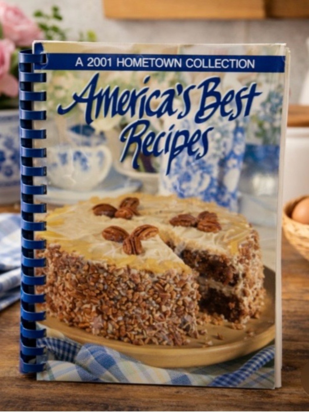 2001 America's Best Recipes Hometown Collection Coobook Spiral Bound Oxmoor